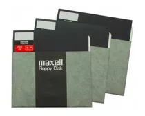 3 Disquetes De 8 Polegadas Maxell Floppy Disk Fd1 Virgens