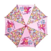 Paraguas Infantil Shopkins - Footy - Art Ppsh102 Color Rosa
