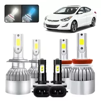 Kit De Focos Led H7 H11 881 Para Hyundai Elantra 2013-2016