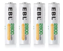 Baterías Pilas Recargables Aa Ebl 1.2v 2800mah 