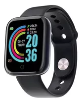 Reloj Smartwatch Nictom Nt04 Inteligente Ritmo Cardiaco Notificaciones Color Negro Sumergible Bluetooth