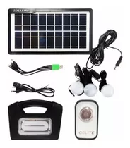 Kit Solar De Emergencia Para Camping, Con 3 Ampolletas Y Usb