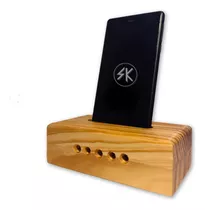 Amplificador Eco Celular Madera Acustico