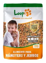Alimento Mezcla Hamster Jerbos Loops 1kg.