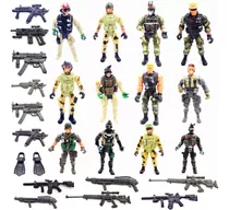 Figura Elite Force Army Qiandier 12 Piezas De Equipo Solda