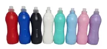 X120 Botellas Plástica Deportiva Souvenir Pico 500 Ml Colore