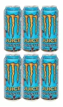 Energetico Monster Energy Fardo Com 6 Latas De 473ml Sabores Monster Energy Drink Juicy Mango Loco