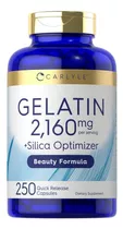 Gelatina 2160mg Con Optimizador De Silice 250cap  Carlyle