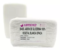 1 Kg Base Jabon De Glicerina Vegetal Opaca Alta Dureza