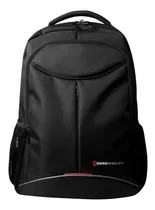 Mochila Backpack Para Laptop De 17 Pulgadas Tig-115bk Negro Diseño De La Tela Poliéster