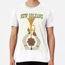 Remera New Orleans, Cartel De Viaje De La Vendimia Algodon P