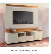 Rack Com Painel Home Theater Deseo 2,20 M 