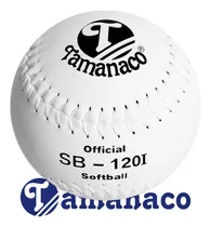 Pelota De Softball Tamanaco 120i Cork Center Rendidora Cuero