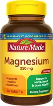 Magnesio 250 Mg Nature Made 200 Tabletas