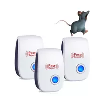 Pack 3 Repelente Pest Reject Pro Ultrasonido Mosquitos