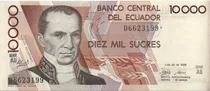 Ecuador 10.000 Sucres 1988
