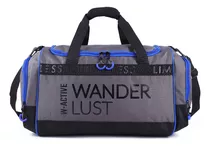 Bolso De Viaje Deportivo Combinado Wanderlust 33400/33399 Fu Color Gris 33399