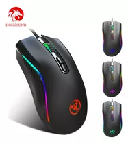 Mouse Gamer Com Fio Usb , Rgb, 7.200 De Dpi, Macro, 7 Botões