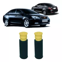 2 Kit Batente Coifa Amortecedor Traseiro Geely Ec7 2014 Novo