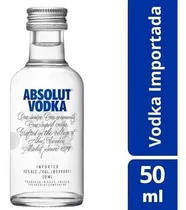 Vodka Destilada Absolut Mini Garrafa De 50ml - Original