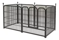 Corral Metálico Para Mascota Perro Gato Con Puerta 160 X 80