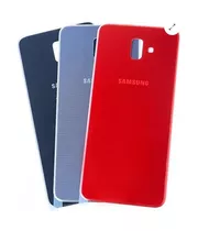 Tapa Trasera Carcasa Samsung J6+ J6 Plus Rojo Gris Negro Ori