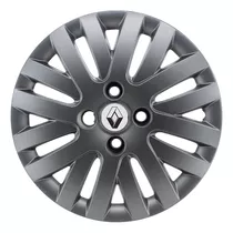 Tasa Adaptable Renault Clio Grafito 14 Pulgadas C/ Logo