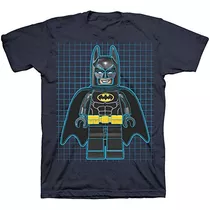 Camiseta Con Diseño De Batman De Lego Para Niños Pequeños (5