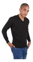 Sweater Buzo Hombre Cuello V De Hilo Excelente Calidad 