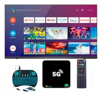 Conversor Kit Tv Box Pro 5g Fullhd Android 4k Com Pilhas