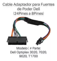 Cable Adaptador Para Fuentes De Poder Optiplex 24pin A 8 Pin