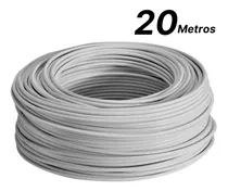 Cable Coaxial Rg6 (por Metro) Blanco, Inter, Movistar Simple