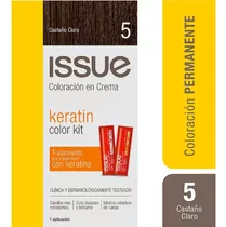 Kit Tinta Issue Professional  Keratin Kit Color Tono Castaño