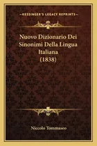 Libro Nuovo Dizionario Dei Sinonimi Della Lingua Italiana...