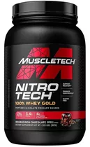 Proteina Nitro Tech Whey Gold Muscletech 2 Lbs Todo Sabor Sabor Double Rich Chocolate