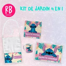 Set Jardín Kit Personalizados Taza Toalla Mantel Servilleta