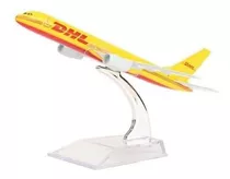 Avião Para Colecionar Boeing 757 Airbus Miniatura Dhl Carga