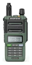 Walkie-talkie Baofeng Sumergible Uv9r Pro Y Frecuencia Vhf/uhf - Verde Oscuro 100v/240v