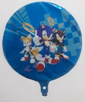 Kit C/ 15 Balão Metalizado Sonic 45cm