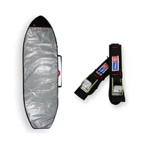 Capa Prancha Stand Up Refletiva 10'0 - 10'5 + Fita Rack