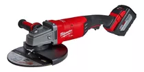 Amoladora Angular Inalámbrica Milwaukee M18 Fuel 2785-259hda Color Rojo Y Negro 220 v + Accesorios