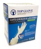 Guante Quirúrgico Estéril Talla 6,5 Caja 50 Pares