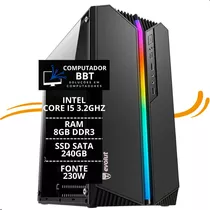 Pc Intel Core I5 3ª Ger/8gb Ddr3/240gb Ssd/gabinete + Fonte