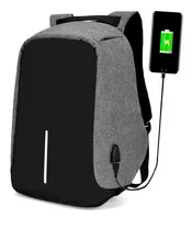 Mochila Antirrobo  Equipo De Carga Carolinas Home Color Negro