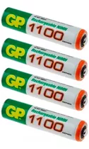 Pilas Recargables Gp Triple A 1100 Ah Batería 4 Unidades