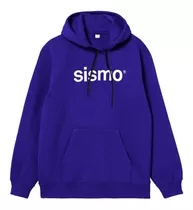 Buzo Sismo Nuevo Authentic Hood Oversize Frisa Violet 2273