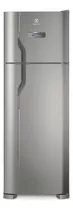 Geladeira Frost Free Electrolux Tf39 Inox Com Freezer 310l 220v