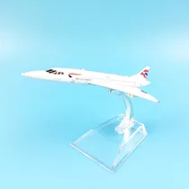Avião Miniatura Boeing Airbus Concorde Metal Vários Modelos