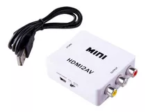 Convertidor Adaptador De Hdmi A Rca Video Full Hd 1080p