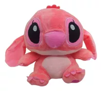 Muñeco Stitch Peluche Liloystitch De Cabezon Rosa Ventosa